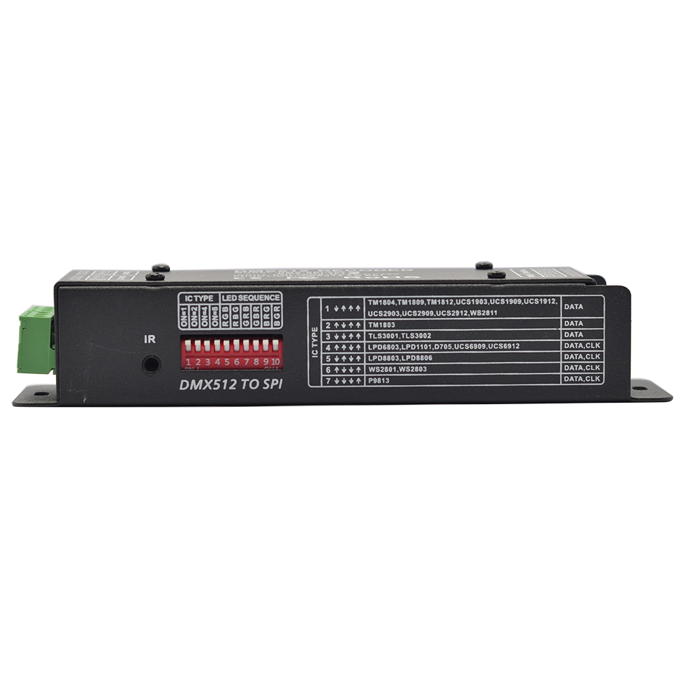DMX-SPI-201, High-end DMX-SPI digital Decoder (Replaced by DMX-SPI-202) DMX-SPI-201, High-end DMX-SPI digital Decoder (Replaced by DMX-SPI-202)